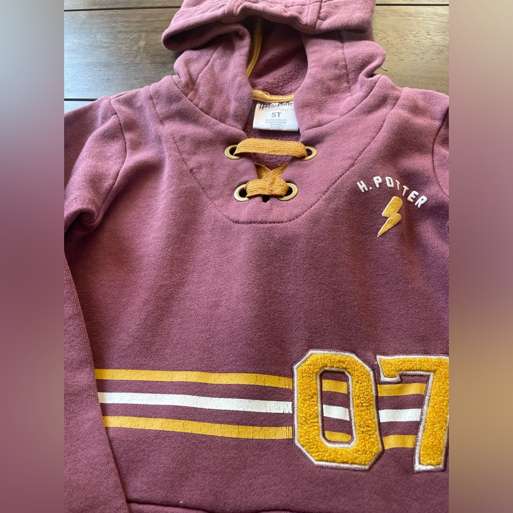 Harry Potter Dress, Size 5T, with Hoodie, Used, 60% Cotton 40% Polyester - Picture 2 of 7